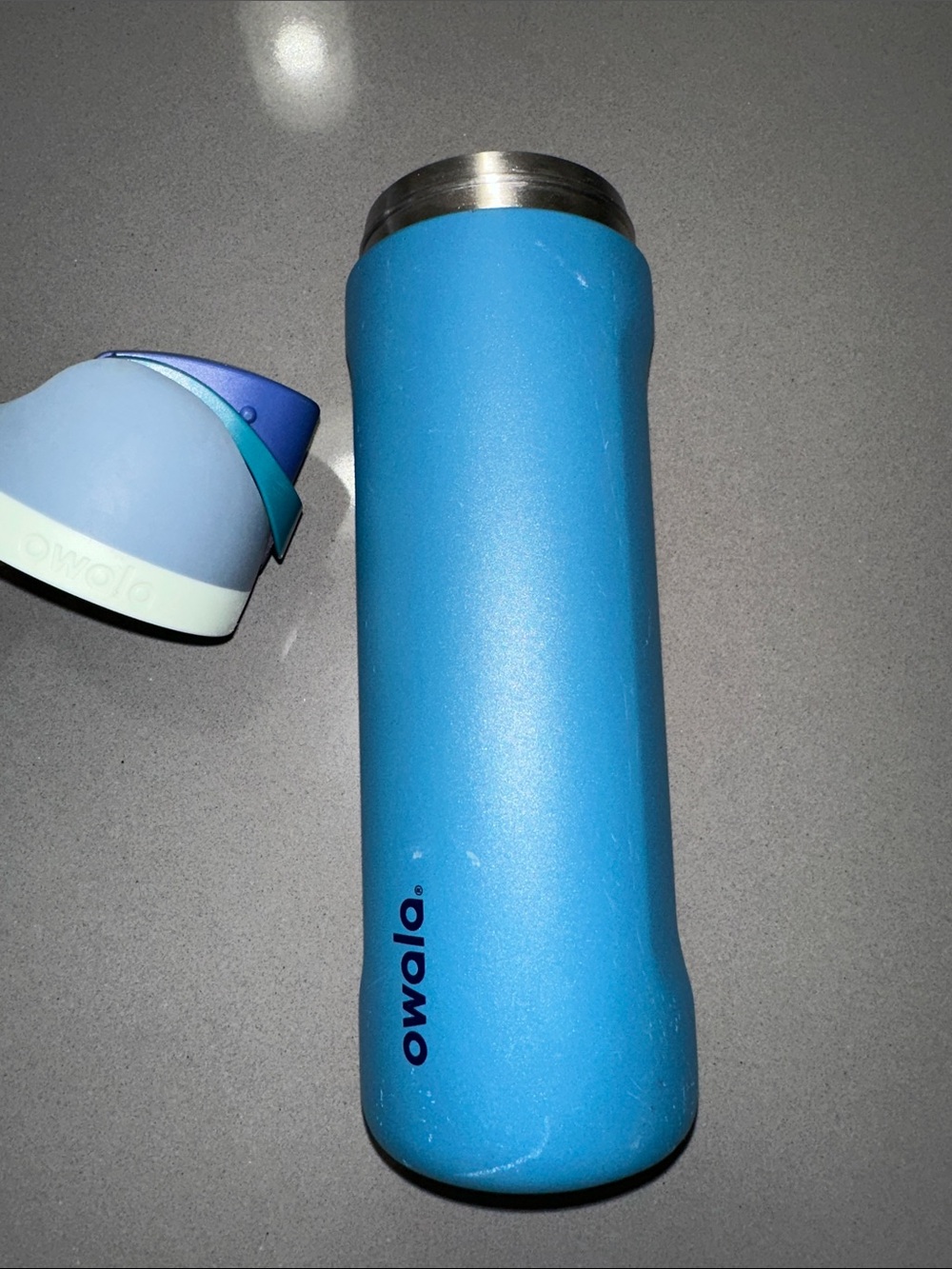 Owala Blue Stainless Steel Insulated Water Bottle